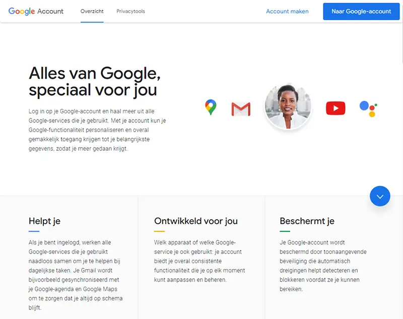 Een Google account aanmaken
